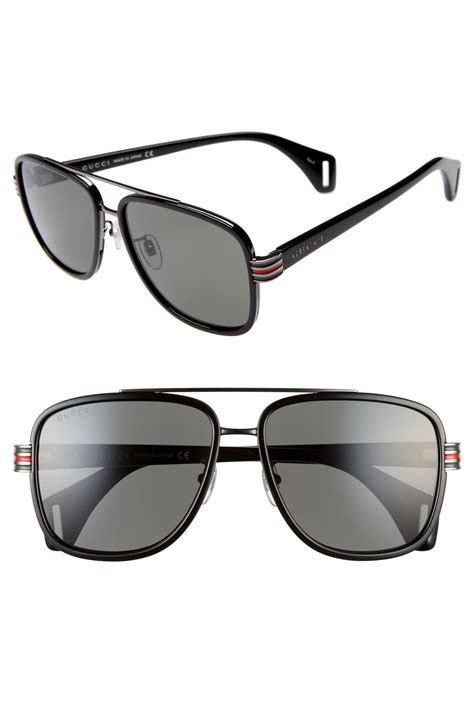 gucci 58mm oversize square sunglasses|gucci square sunglasses unisex.